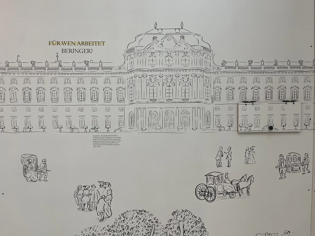 Tafel: Für wen arbeitet Beringer?