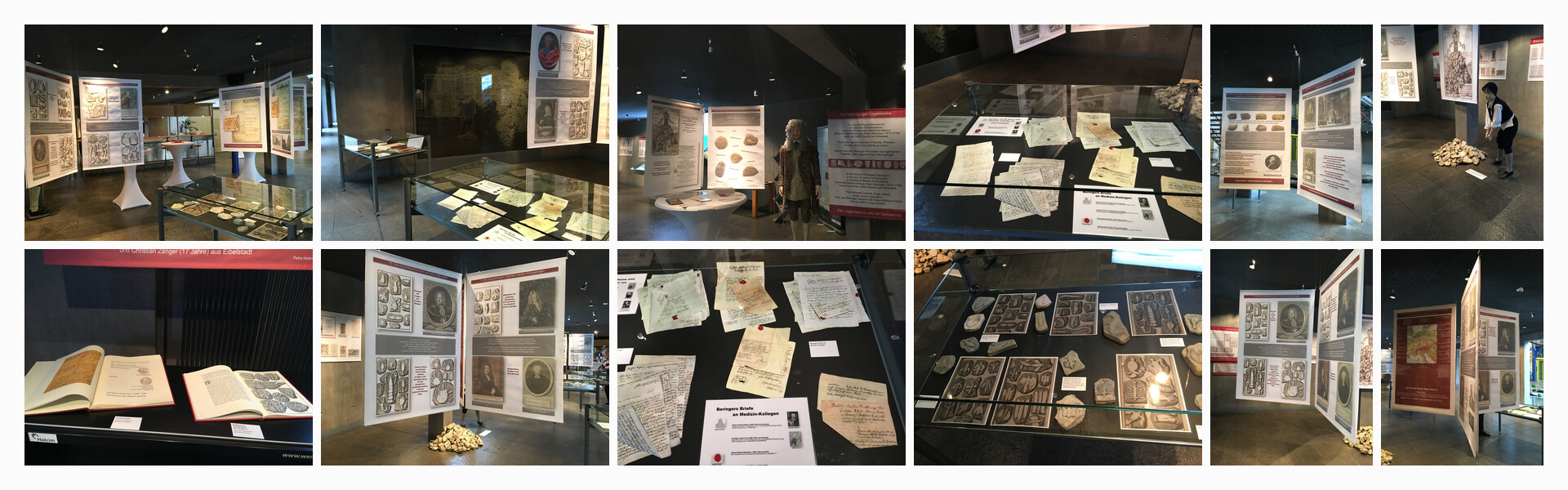 Slidergrafik mit Bildern aus der Wanderausstellung im Museum Dotternhausen vom 07.04. bis 15.08.2016